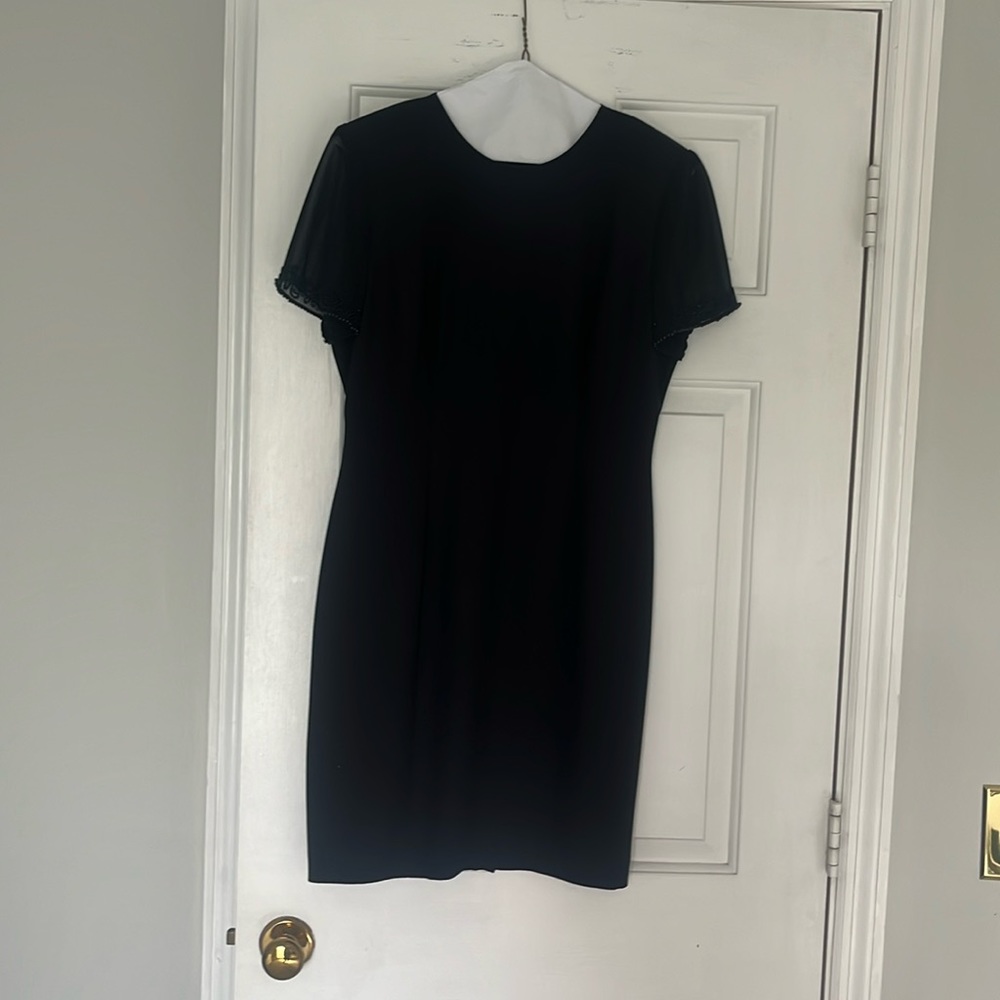 Black cocktail dress